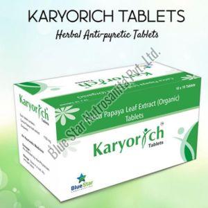 Karyorich Anti-Pyretic Tablets, Medicine Type : Herbal