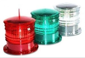 Marine Solar Navigation Light 2NM Red Green White Yellow