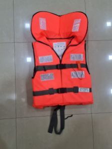 Polyethylene Foam Life Jacket Adult (with Collar) Orange