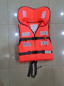 Polyethylene Foam Orange Life Jacket, For Safety Purpose