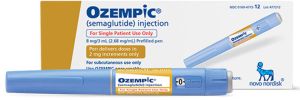 Ozempic Semaglutide Injection 2 mg boxes
