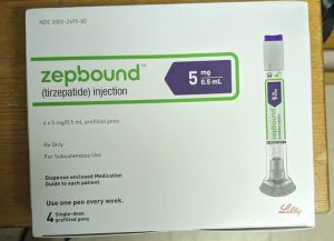Zepbound Tirzepatide Injection 5 mg box