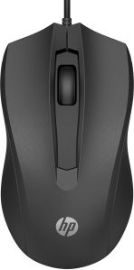 HP Wired Mouse 100 with 1600 DPI Optical Sensor