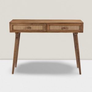 Cane 2 Drawer Console Table