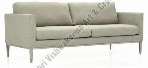 Fabric Taupe 3 Seater Sofa