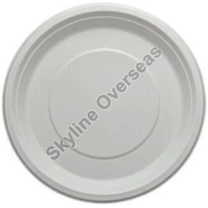 11 Inch Round Sugarcane Bagasse Plate For Hotels Pubs