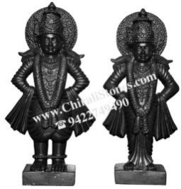 90cm Shri Vitthal Rukmini Religious Idol