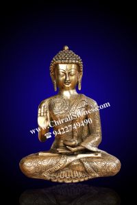 Brass Gautam Buddha Statue