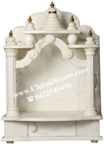 Italian Statuario White Marble Home Temple
