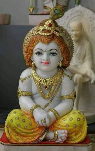 Lord Krishna Marble Stone Murti