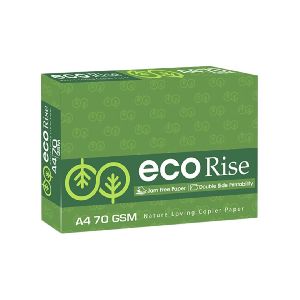 Eco Rise 70 GSM A4 Size Copier Paper White 500 Sheets (Pack of 1 Ream)