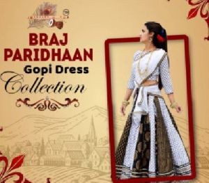 Braj Paridhaan Fancy Cotton Gopi Dress