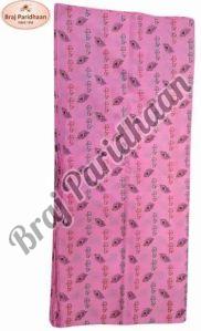 Braj Paridhaan Cotton Pink Radhey Printed Fabric