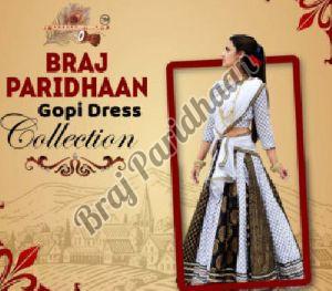 Braj Paridhaan Fancy Cotton Gopi Dress