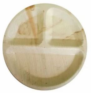 Areca Leaf 3 Partition Plate