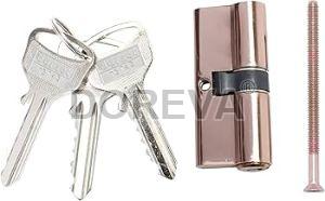 Rose Gold 60mm Both Side Key Cylinder Lock