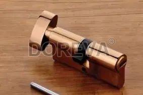 Rose Gold 60mm OSK Mortise Cylinder Lock