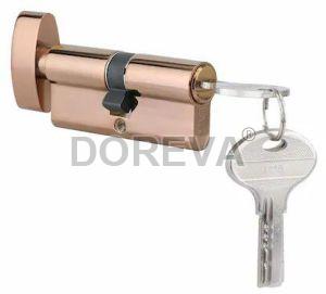 Rose Gold 70mm OSK Mortise Cylinder Lock