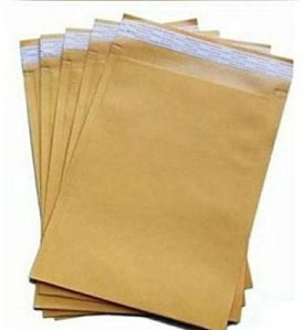 11x14 Inch Plain Brown Paper Courier Bag