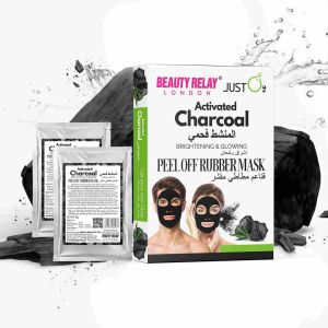 Just O2 Activated Charcoal Peel Off Rubber Mask