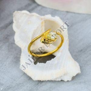 Pear Cut Sterling Silver Lemon Topaz Gemstone Ring