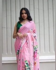 Floral Printed Saree