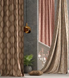 Dazzle Dreams Polyester Home Curtain Fabric, Technics : Machine Made