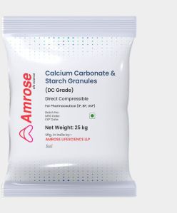 Calcium Carbonate Starch Granules