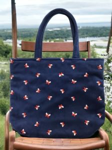 Adorn Haus Printed Velvet Tote Bag For Women, Technics : Machine Made, Handloom