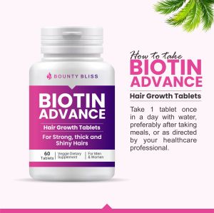 Bounty Bliss Biotin Advance Hair Growth Tablets