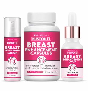 Bounty Bliss Buston Plus  Breast Enhancement Lotion, Breast Enhancement  Capsule, Buston+ Breast Enh