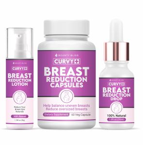 Bounty Bliss Curvy Plus Breast Reduction Lotion,  Breast ReductionCapsule, Breast Reduction Liquid D