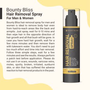Bounty Bliss Hair Removal Spray For Men & Women
