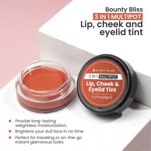 Bounty Bliss Lip, Cheek and Eyelid Tint  ( Deep Peach Pink)