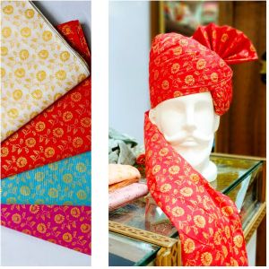 Designer Party Wear Printed  Turban