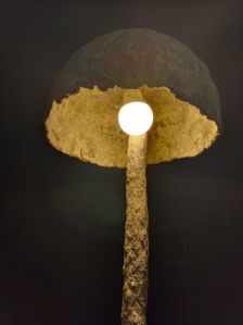 paper mache lamp