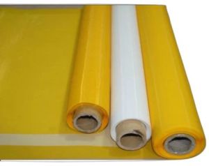 Yellow & White Polyester Screen Printing Mesh