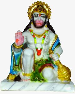 polyresin marble dust hanumanji statue