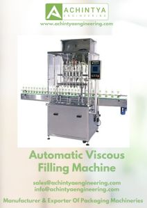 automatic viscous filling machine
