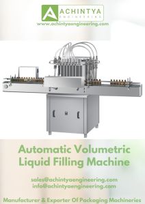automatic volumetric liquid filling machine