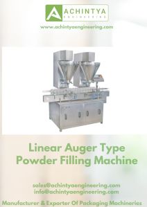 Linear Auger Type Powder Filling Machine