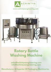 rotary bottle washing machine