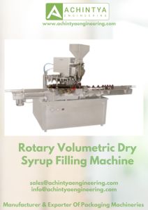 Rotary Volumetric Dry Syrup Filling Machine