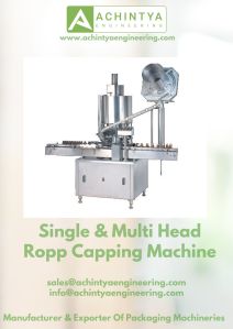 Single & Multi Head Ropp Capping Machine