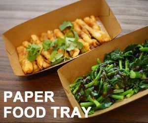 Plain Food Paper Tray