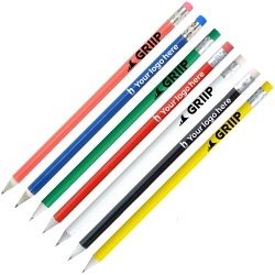 Pencil with brand printing