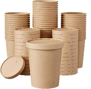 Plain Food Paper Container