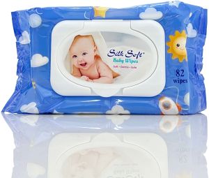 Baby Wet Wipes 82 Pulls With Lid