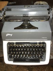 godrej prima typewriter