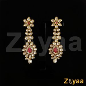 Imitation Kundan Earrings